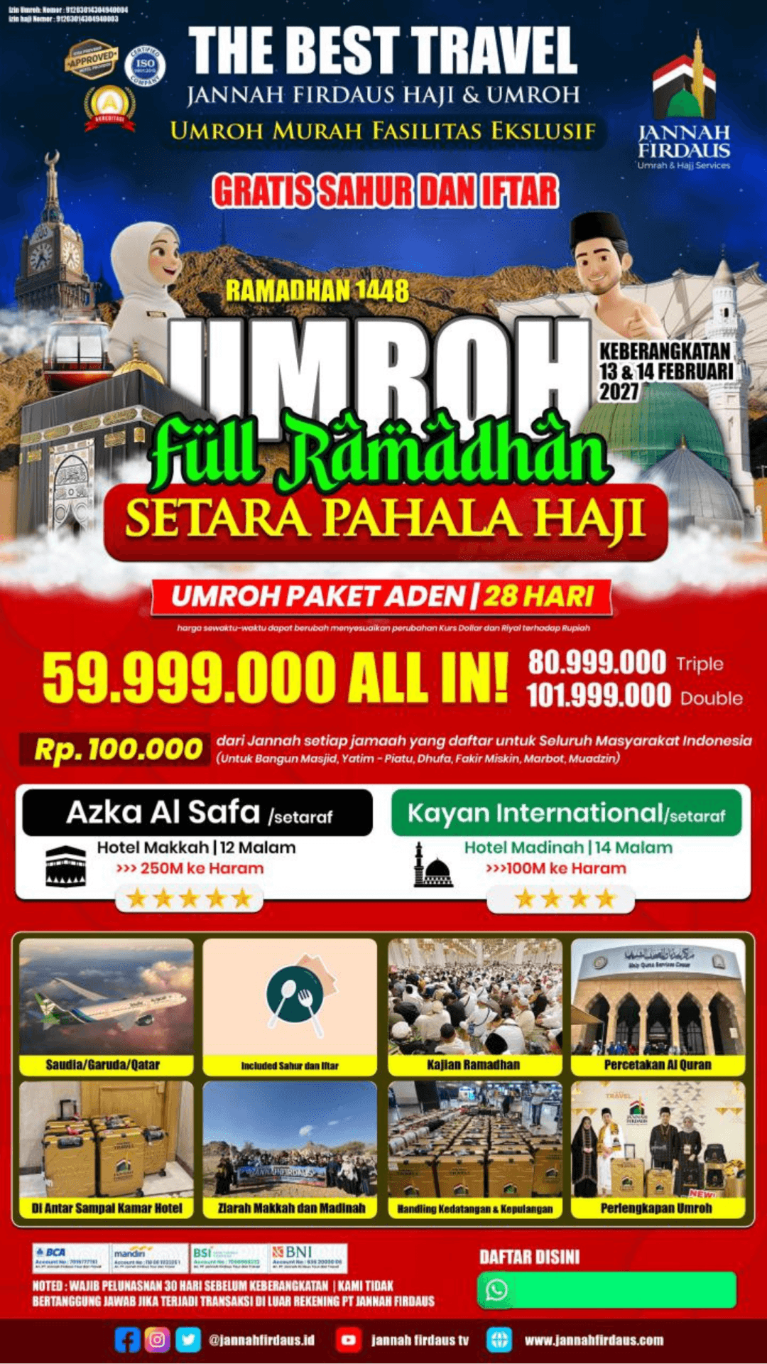 Flyer paket ADEN FULL RAMADHAN 28 Hari