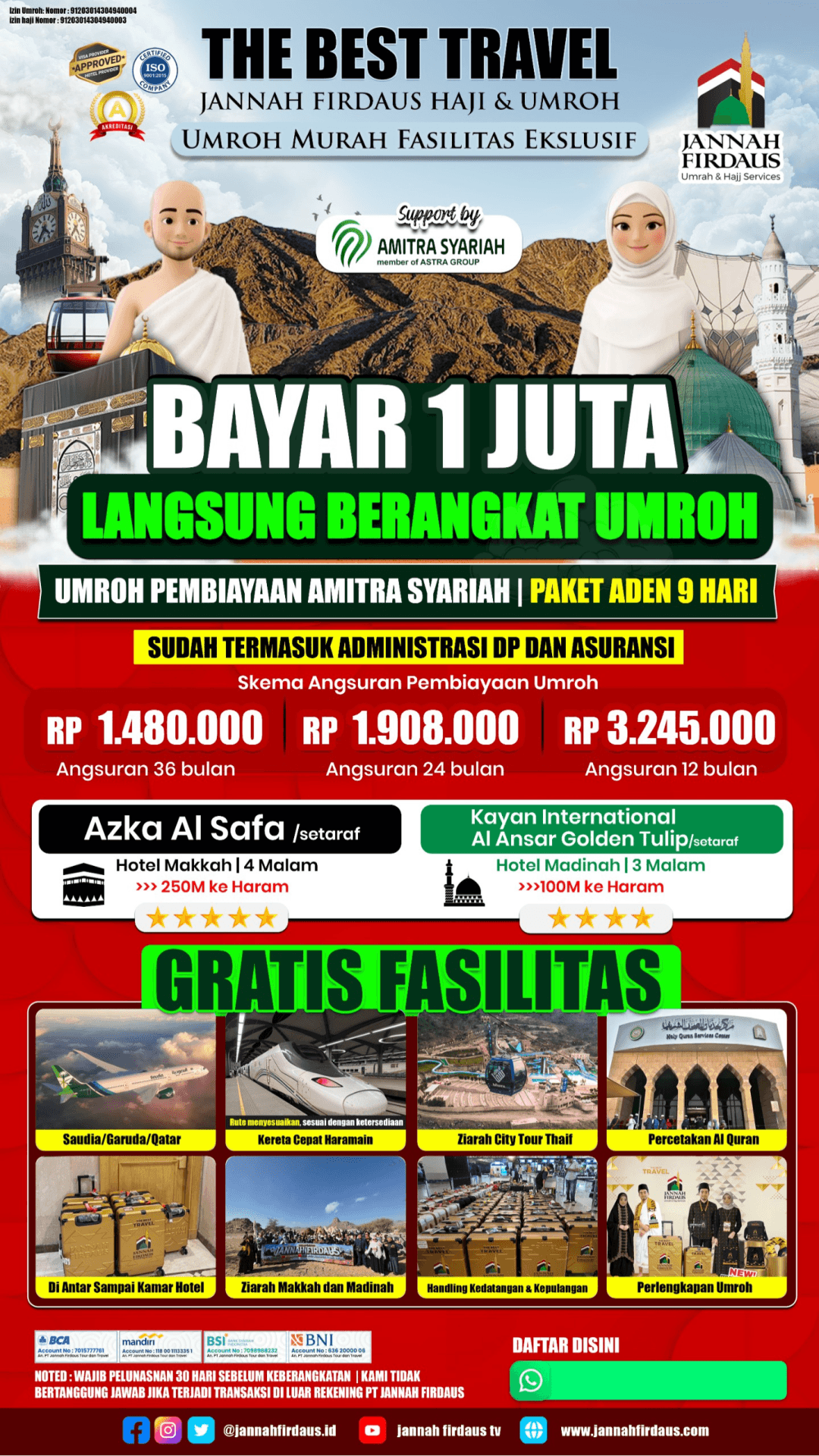 Flyer paket ADEN 9 HARI AMITRA